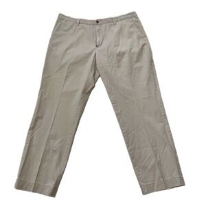 Polo Ralph Lauren Chino Pants Men 38 x 30 Beige Flat Front Classic Fit Pima